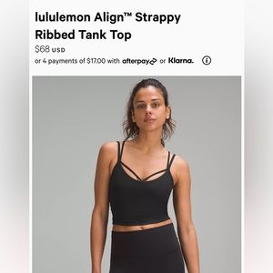 LULU STRAPPY ALIGN TANK